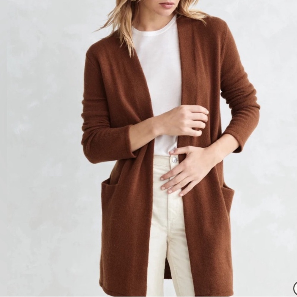 Jenni Kayne Sweater Coat.  Size M.  Cinnamon.